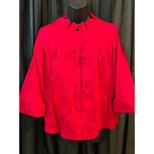 Lavia European Brand jacket L in Cherry red